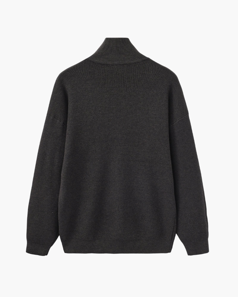 Refined Half-Zip Knit Pullover - Image 19