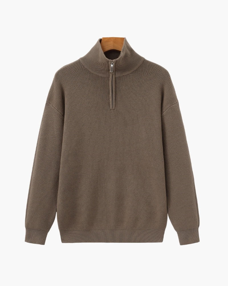 Refined Half-Zip Knit Pullover - Image 25