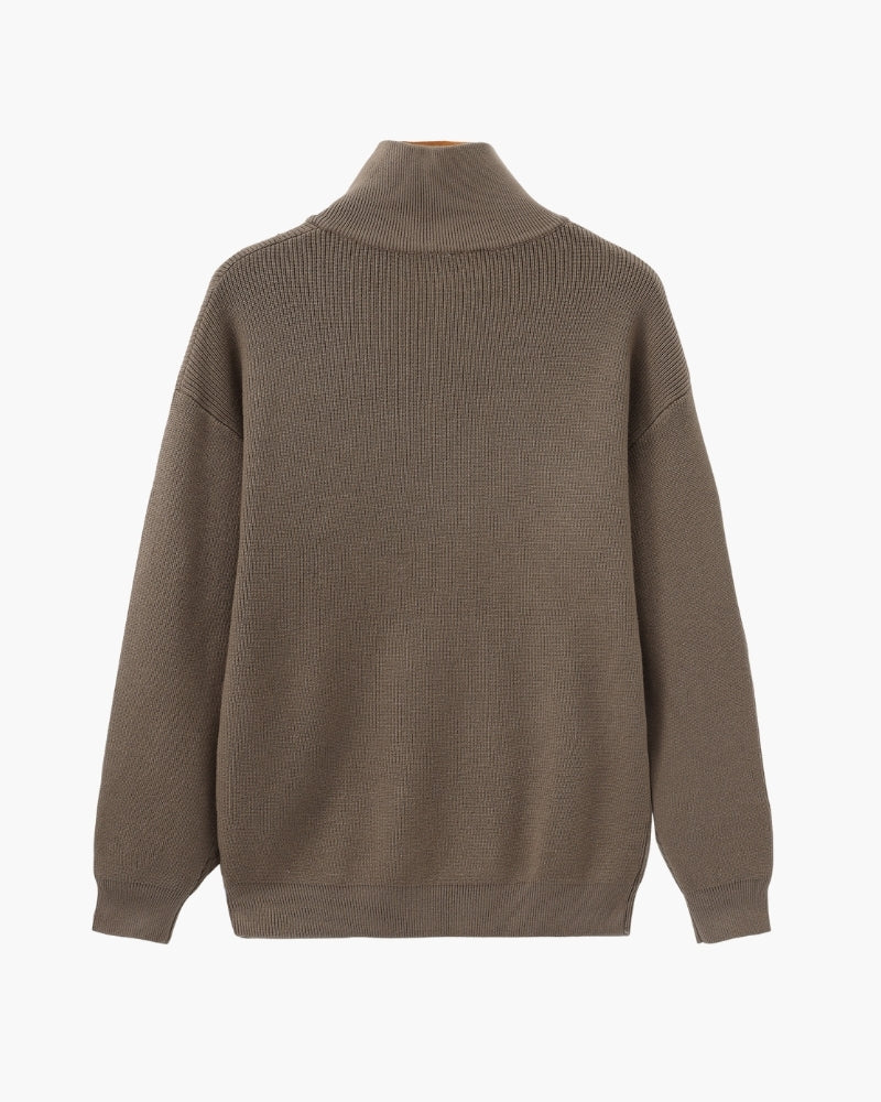 Refined Half-Zip Knit Pullover - Image 26