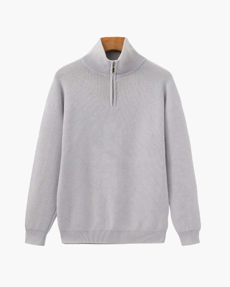 Refined Half-Zip Knit Pullover - Image 34