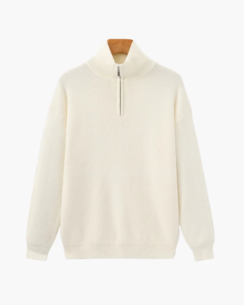 Refined Half-Zip Knit Pullover - Image 40