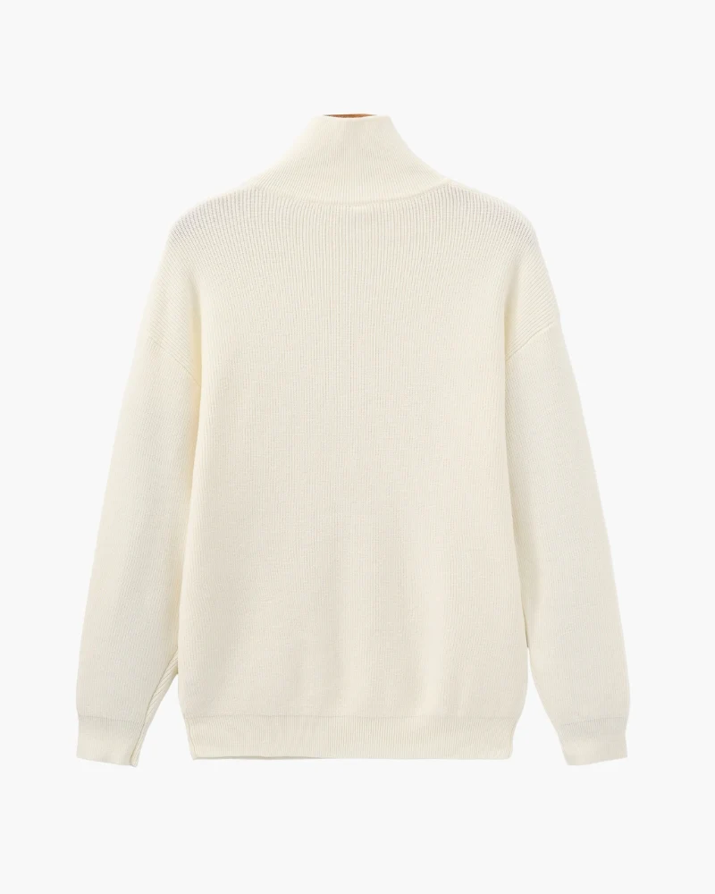 Refined Half-Zip Knit Pullover - Image 41