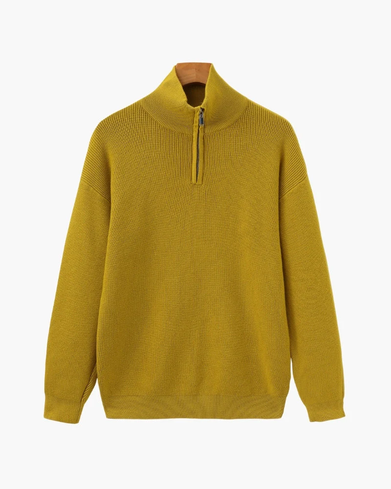 Refined Half-Zip Knit Pullover - Image 43