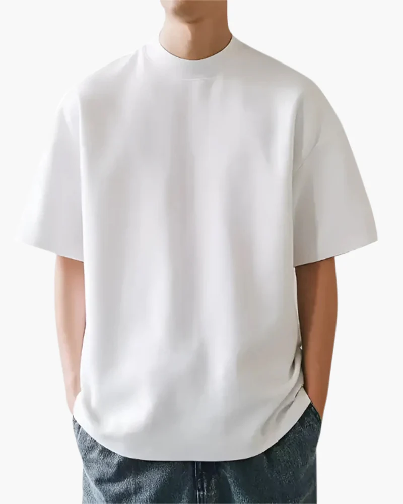 Refined Solid T-Shirt - Image 5