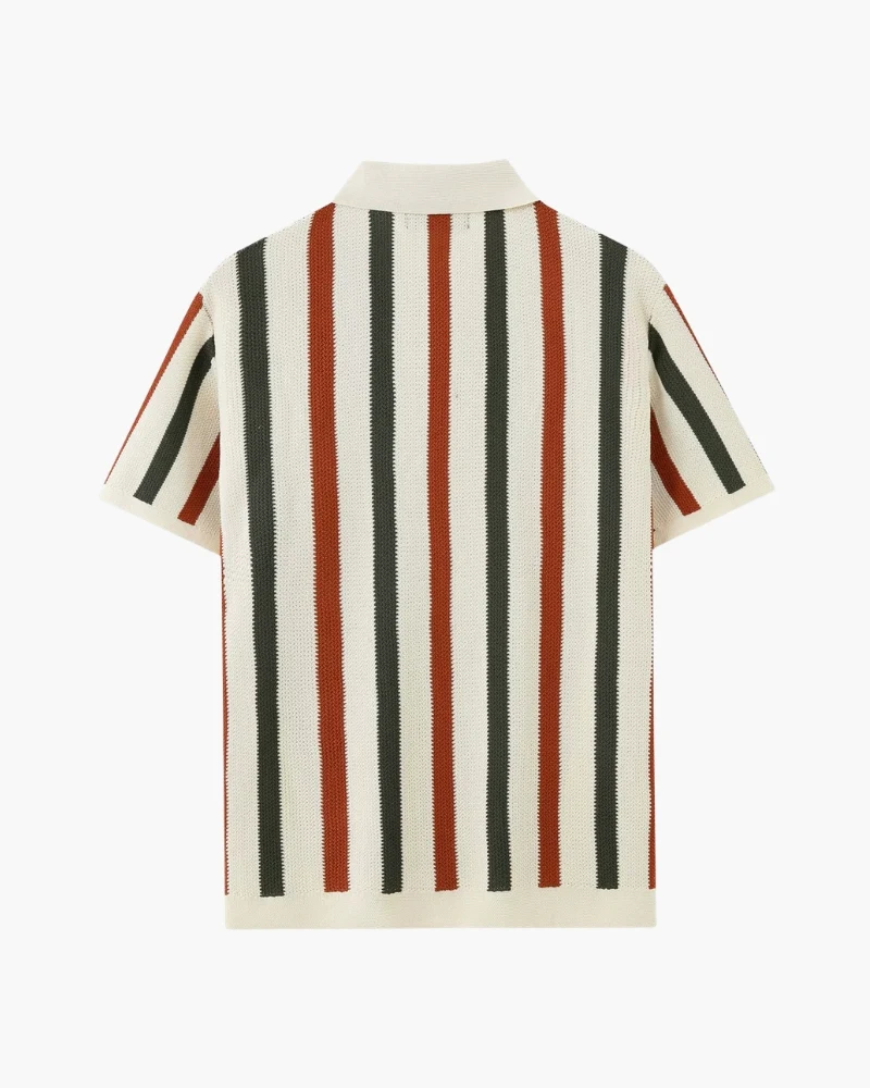 Resort Knit Stripe Polo - Image 4
