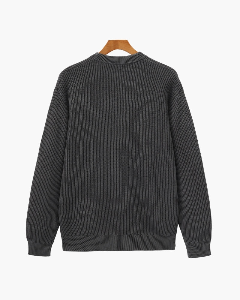 Rib Knit Crewneck - Image 8