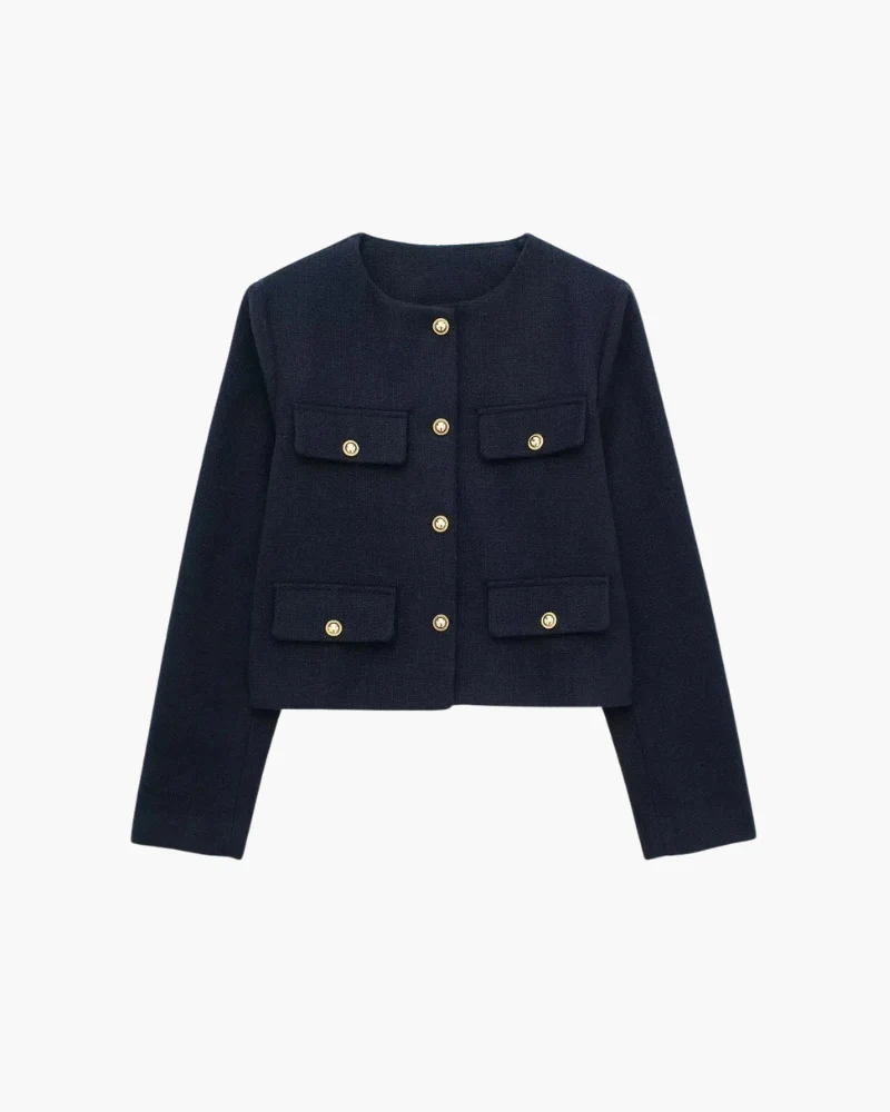 Savile Crop Blazer - Image 2