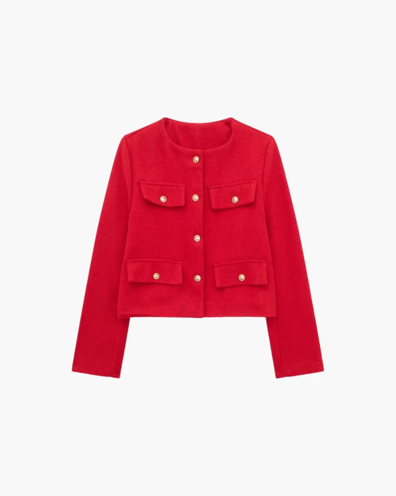Savile Crop Blazer - Image 3