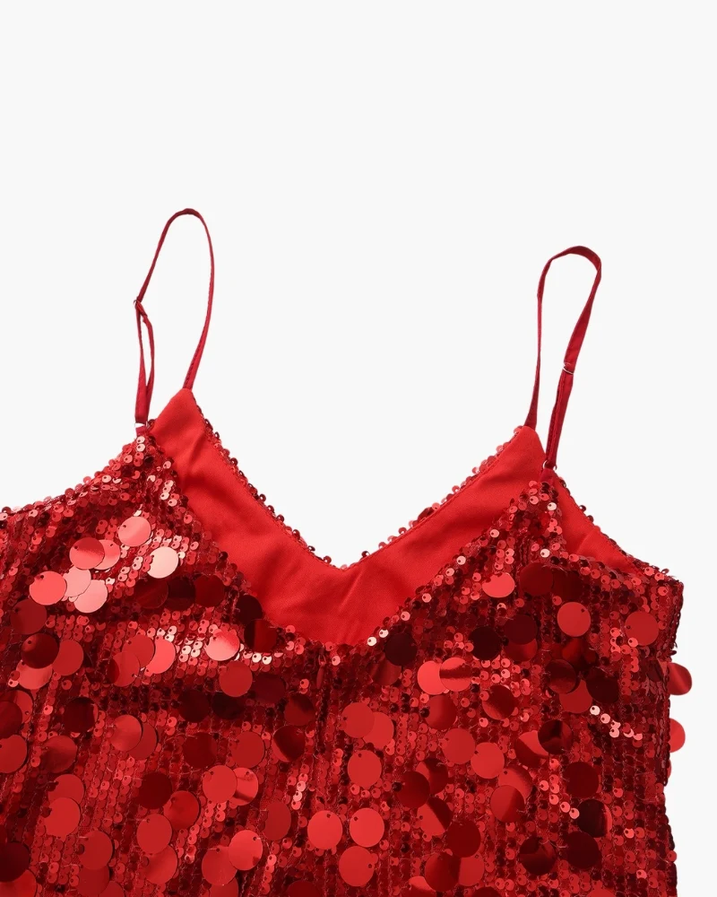 Sequin Party Mini Dress - Image 12