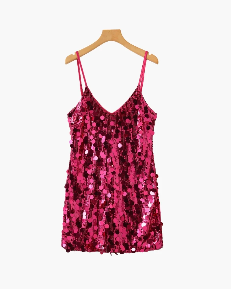 Sequin Party Mini Dress - Image 15