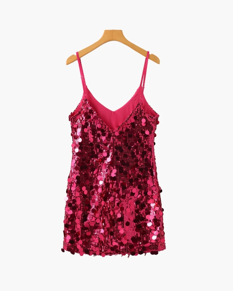 Sequin Party Mini Dress - Image 16