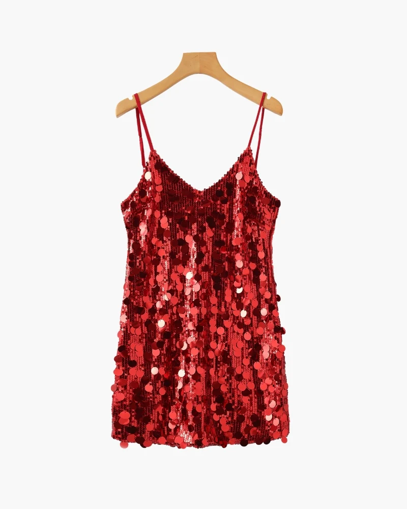 Sequin Party Mini Dress - Image 8