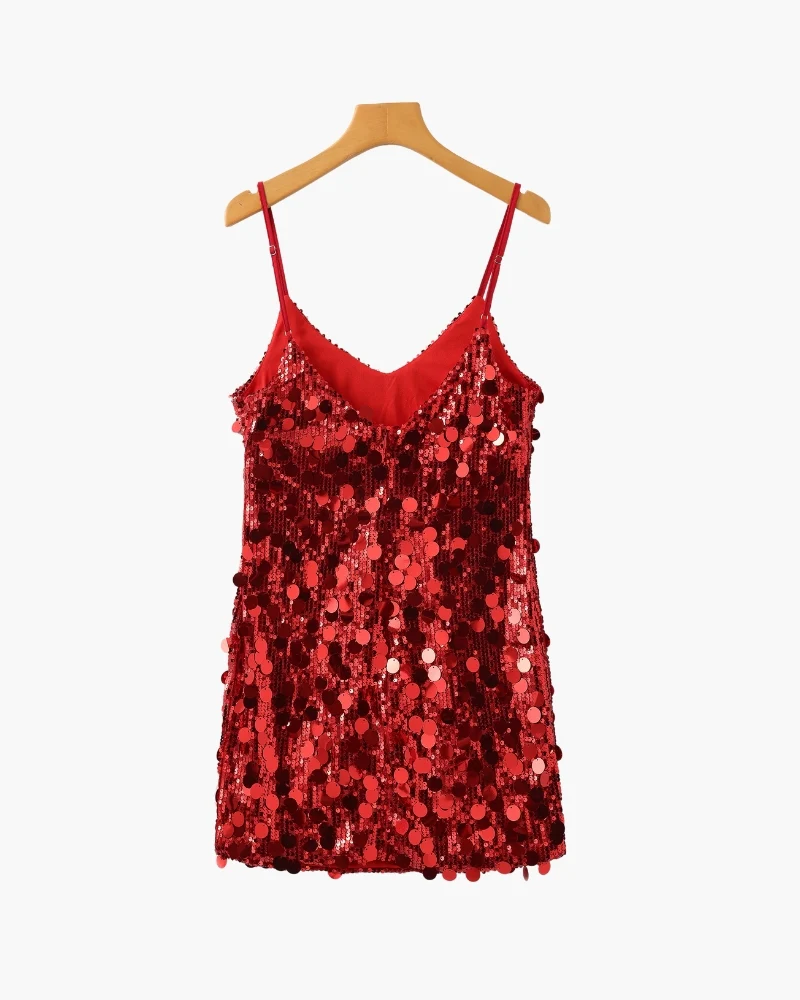 Sequin Party Mini Dress - Image 9