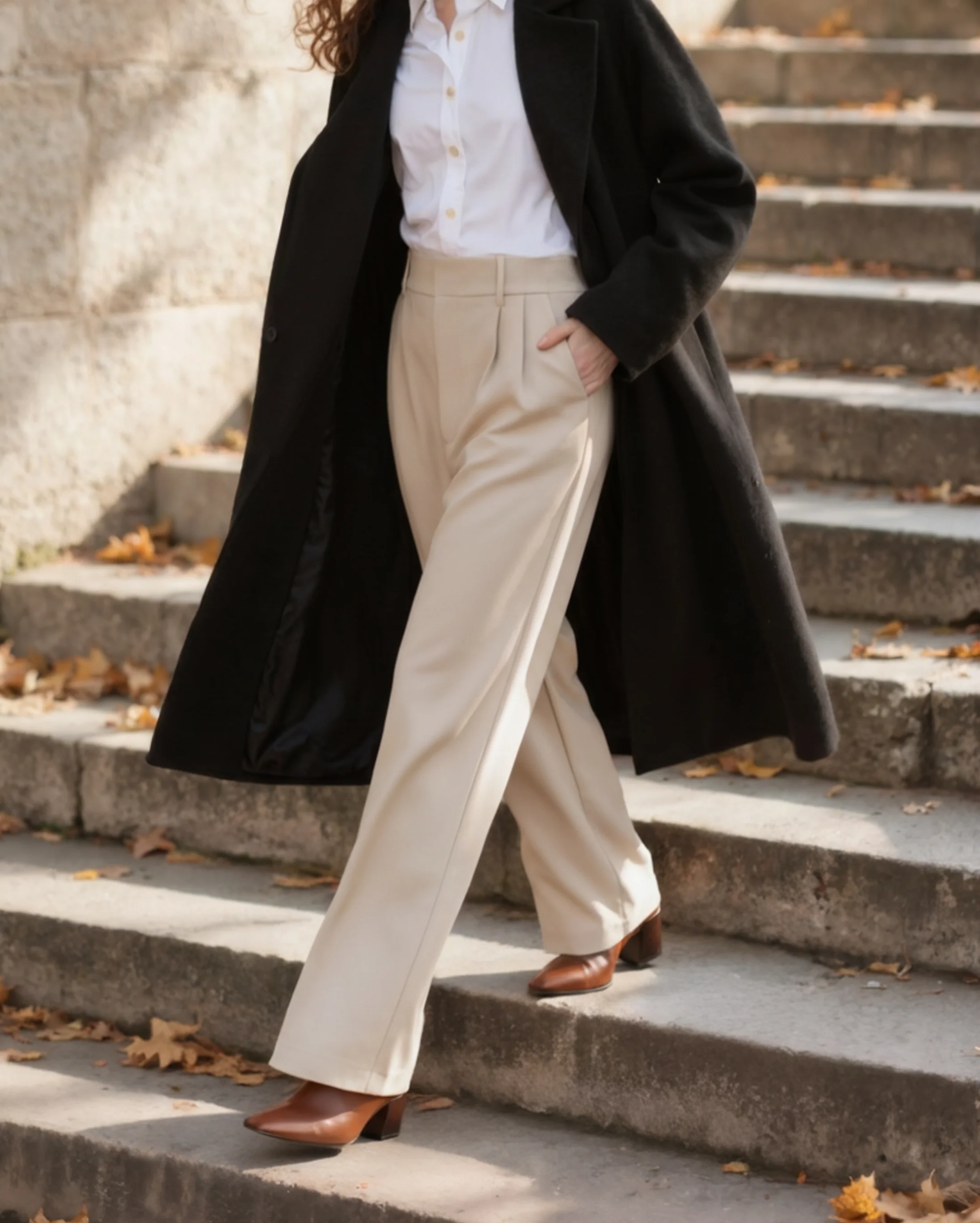 Serena Wide-Leg Trousers - Image 3