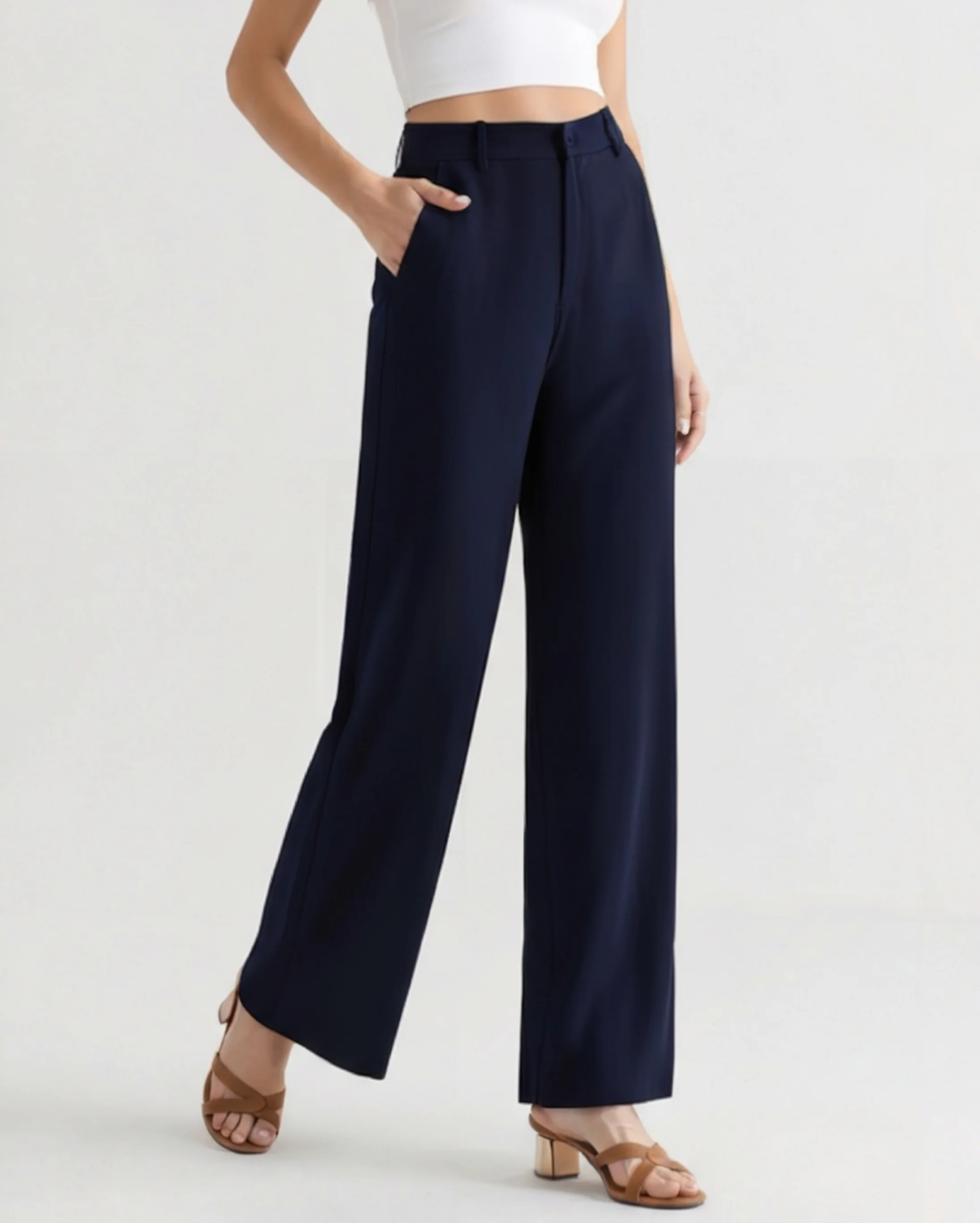 Serena Wide-Leg Trousers - Image 4