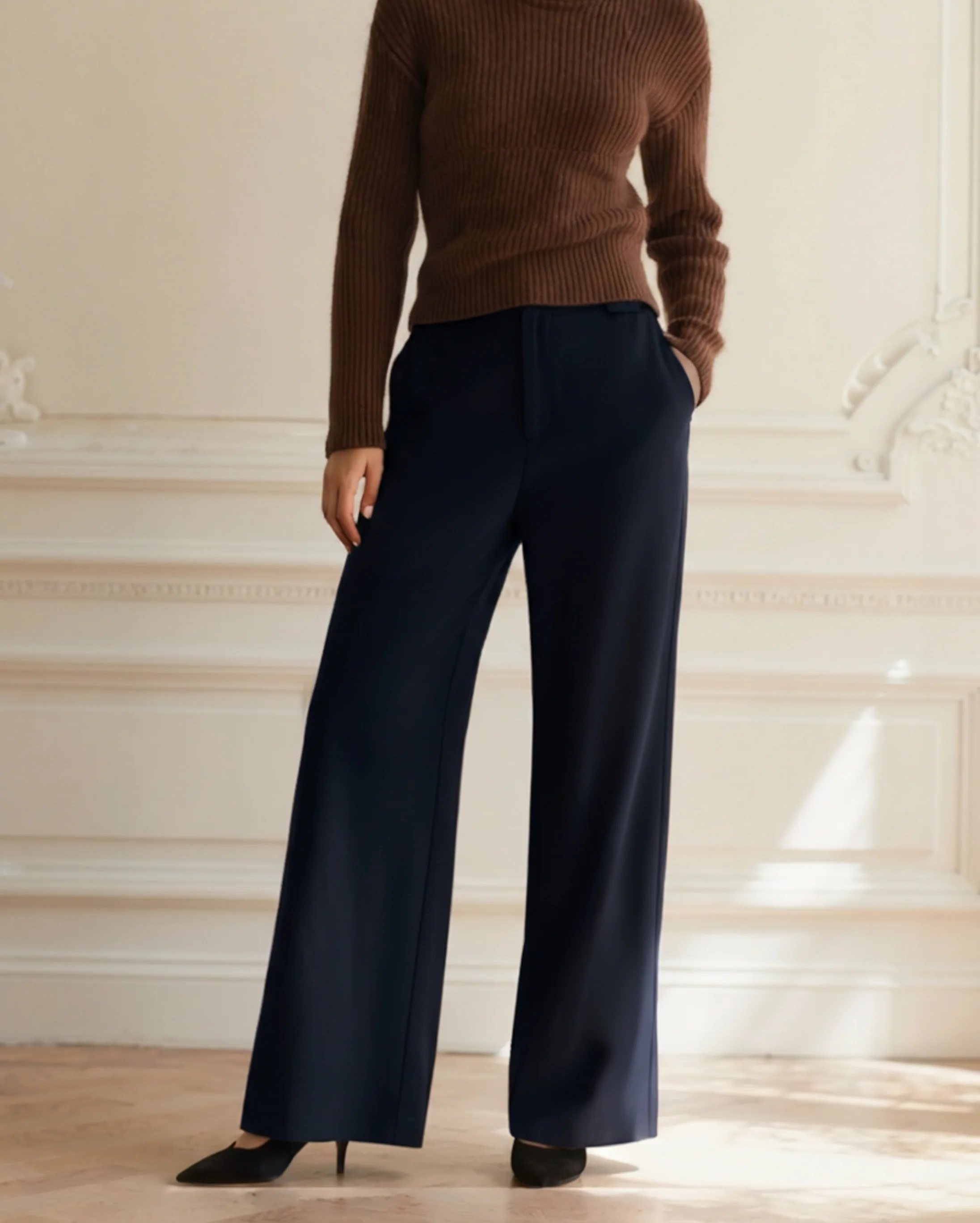 Serena Wide-Leg Trousers - Image 5