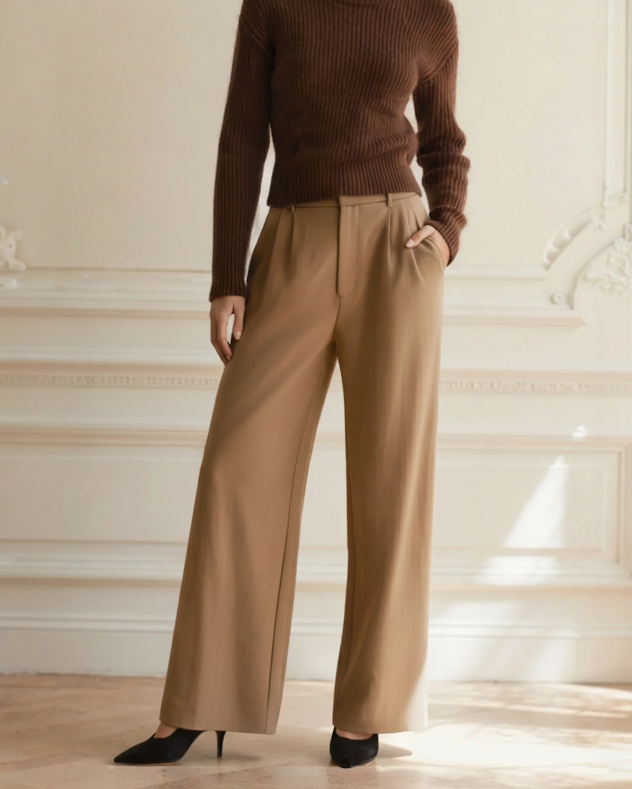 Serena Wide-Leg Trousers - Image 7