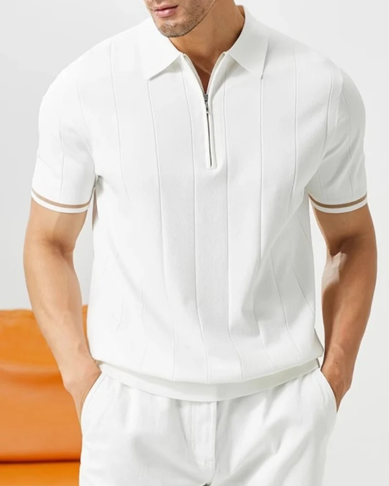 Signature Contrast Trim Polo - Image 5