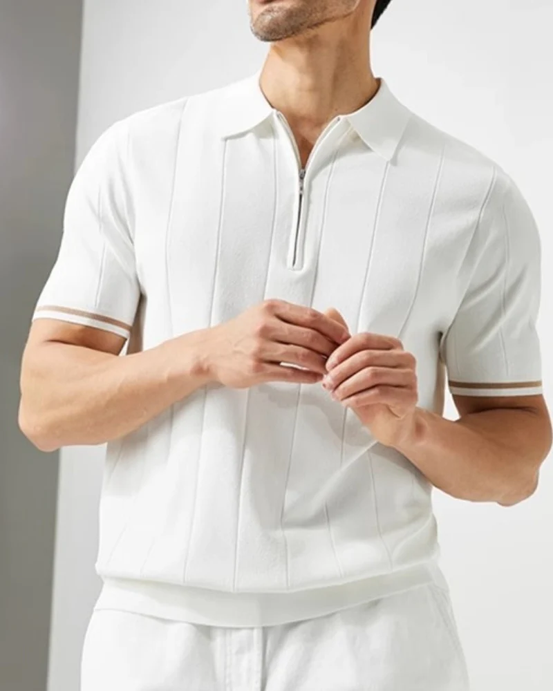 Signature Contrast Trim Polo - Image 6