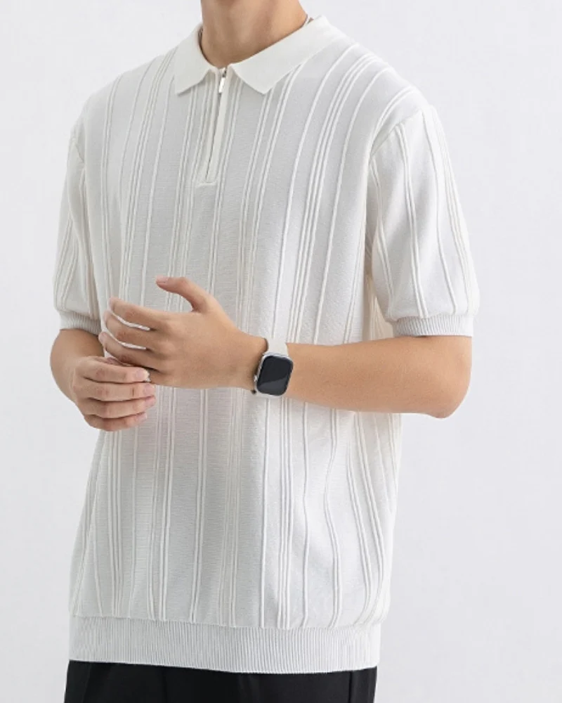 Signature Zip-Up Polo - Image 2