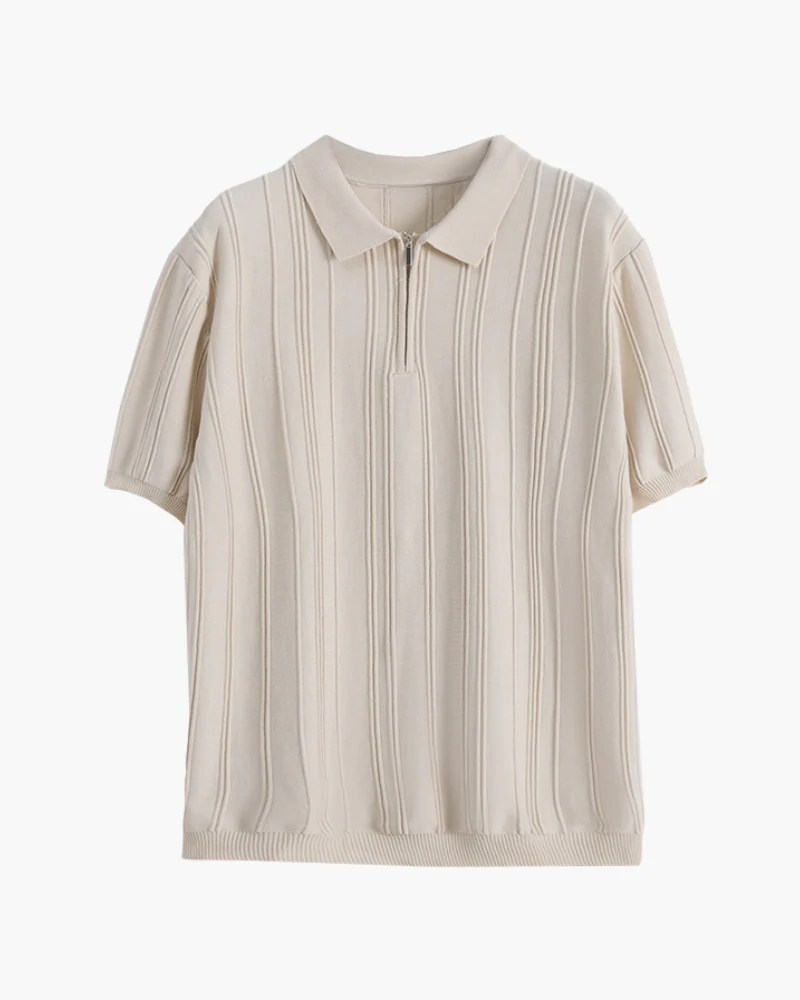 Signature Zip-Up Polo - Image 3