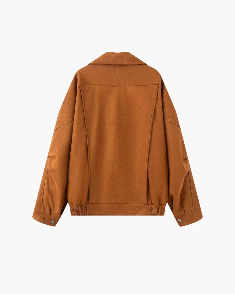 Vintage Suede Drape Jacket - Image 4